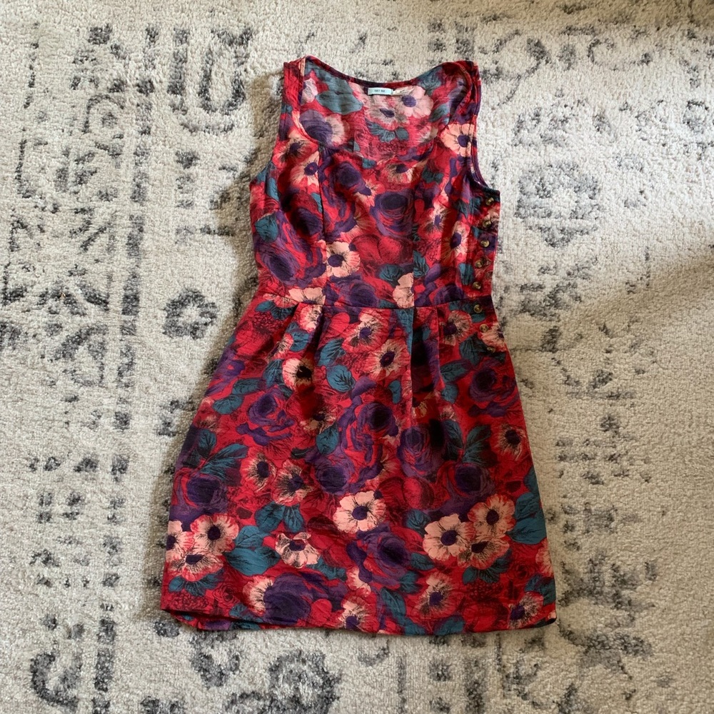 Kimchi Blue Red Floral Dress